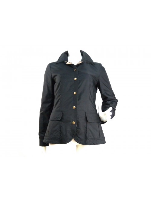 Flared women's jacket, patterned lining with light padding Flared women's jacket, patterned lining with light padding