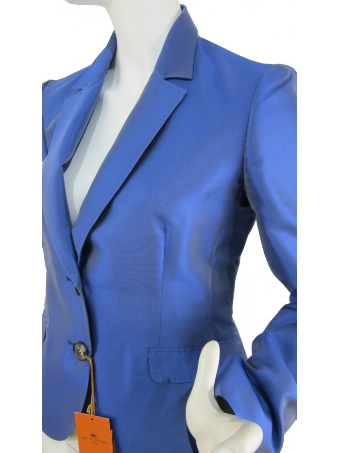 Women's lined jacket, 2-button men's Taffetà effect