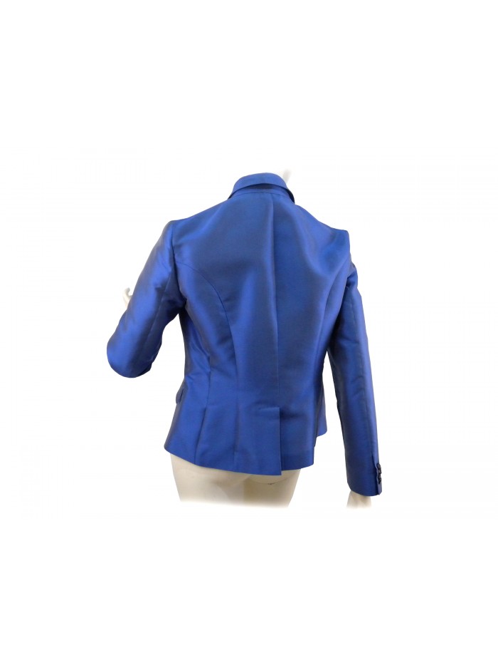 Women's lined jacket, 2-button men's Taffetà effect