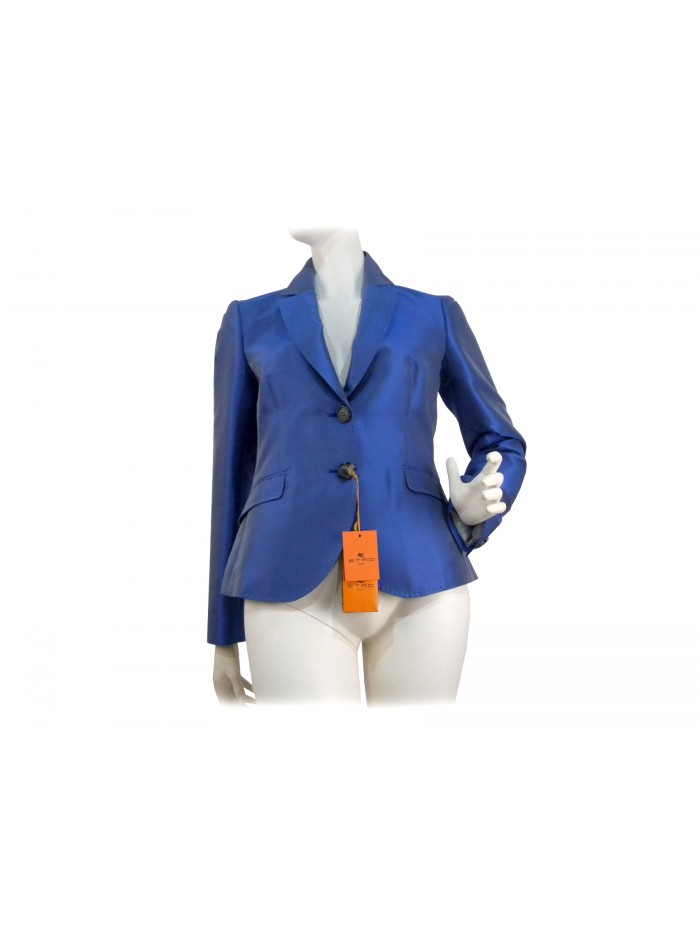 Women's lined jacket, 2-button men's Taffetà effect Women's lined jacket, 2-button men's Taffetà effect