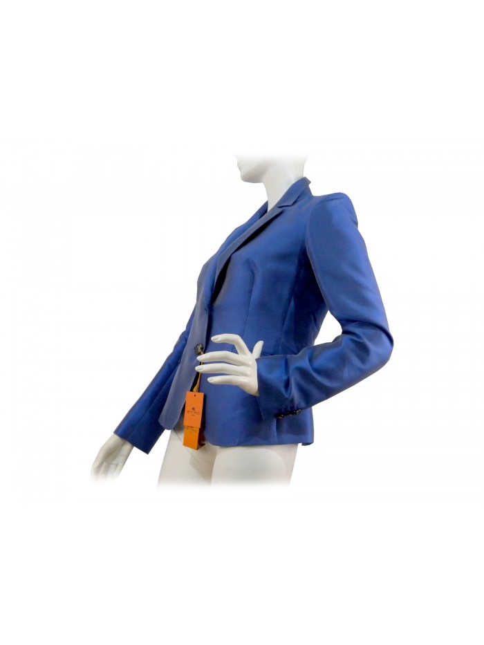 Women's lined jacket, 2-button men's Taffetà effect