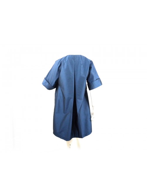 Woman jacket with open Taffeta effect, back bending and 3/4 sleeves