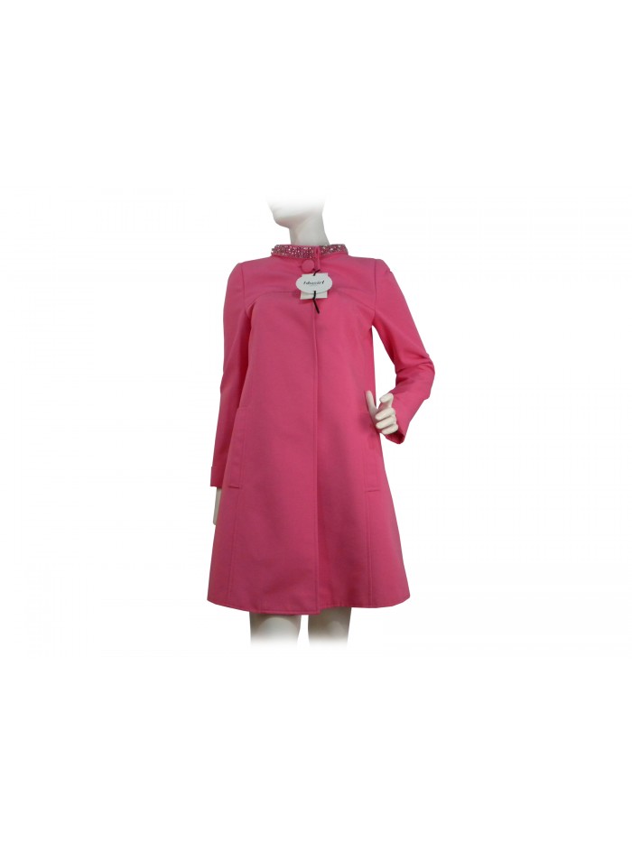 Jacket Woman Elegant overcoat, Korean collar with stones Jacket Woman Elegant overcoat, Korean collar with stones