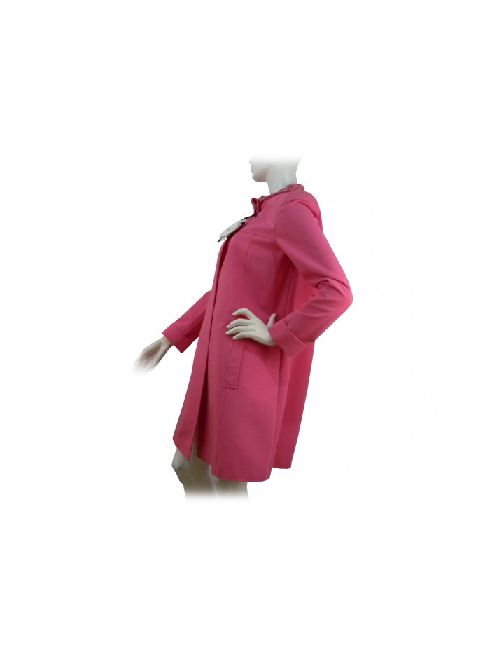 Giacca Donna Soprabito elegante, collo coreana con pietre