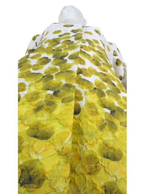 Giacca Donna Spolverino goffrata effetto rilievo, lunghezza ginocchio,