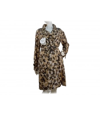 Blugirl Jacket Woman Leopard Trench Coat