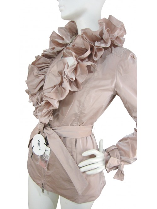 Giacca Donna con Rouge e cinture vita e polsini annodabili,