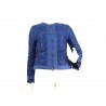 Woman jacket Lace effect jacket with lace around sleeve sleeves.
