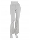 Pantalone Donna Neon gamba zampa, vita alta vestibilità regolare.