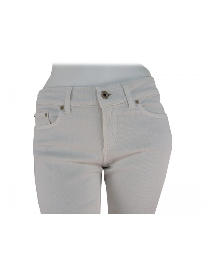 Pantalone Donna Monroe gamba stretta, vita alta vestibilità slim.