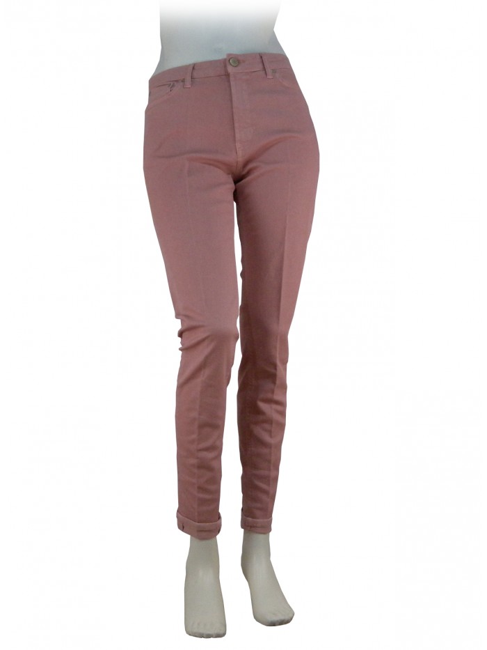 Pantalone Donna Bonaam gamba stretta, vita alta vestibilità slim. Pantalone Donna Bonaam gamba stretta, vita alta vestibilità slim.