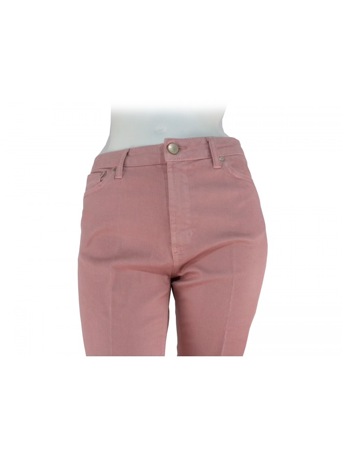 Pantalone Donna Bonaam gamba stretta, vita alta vestibilità slim.