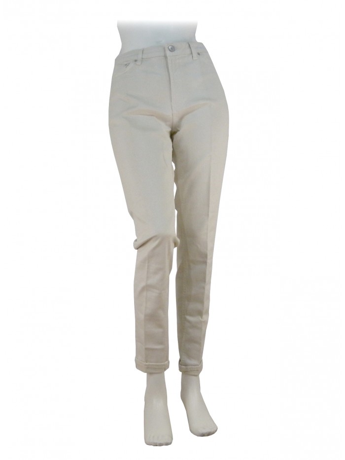 Pantalone Donna Bonaam gamba stretta, vita alta vestibilità slim. Pantalone Donna Bonaam gamba stretta, vita alta vestibilità slim.