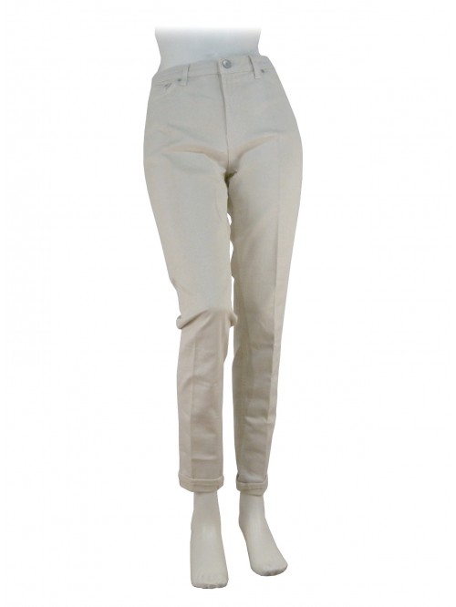 Pantalone Donna Bonaam gamba stretta, vita alta vestibilità slim. Pantalone Donna Bonaam gamba stretta, vita alta vestibilità slim.