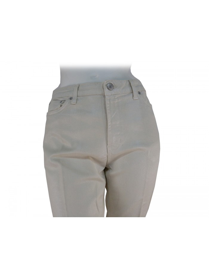 Woman Bonaam trousers narrow leg, high waist slim fit.