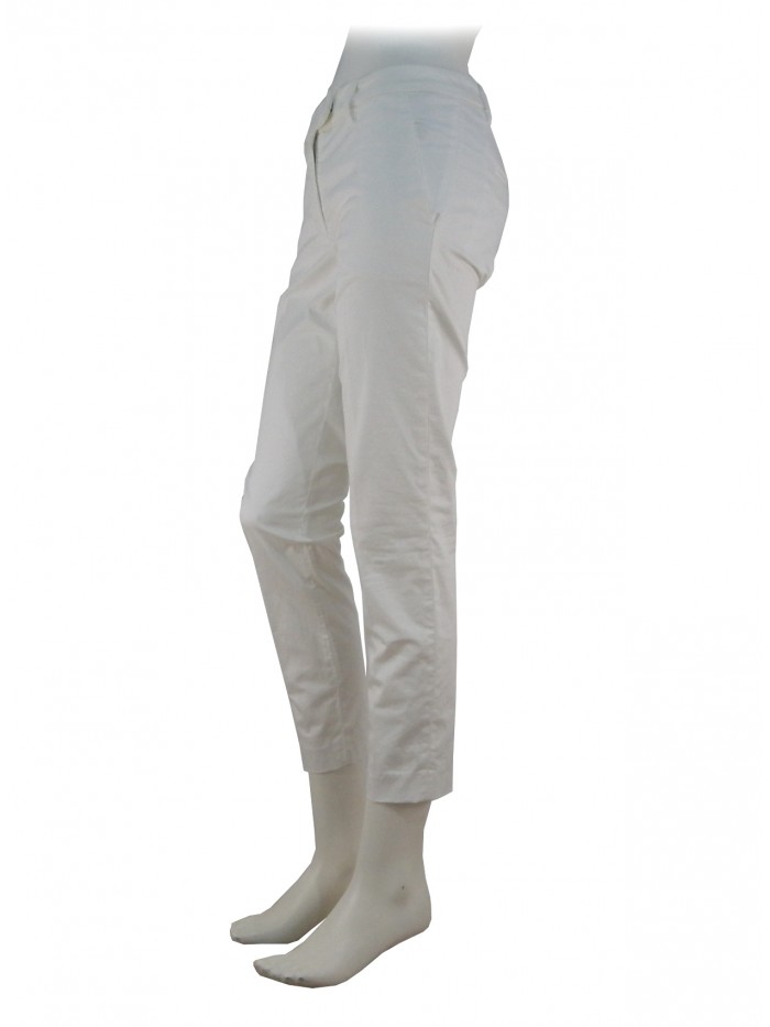 Pantalone Donna Perfect tasca filo, vita alta, bottone
