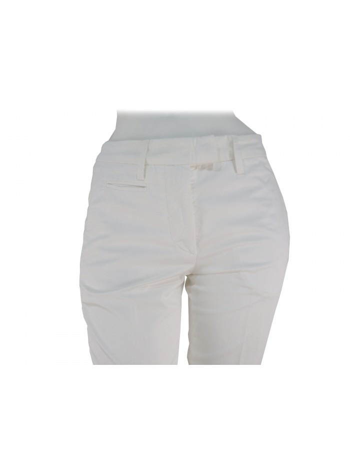 Pantalone Donna Perfect tasca filo, vita alta, bottone