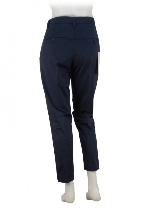 Pantalone Donna Perfect tasca filo, vita alta, bottone