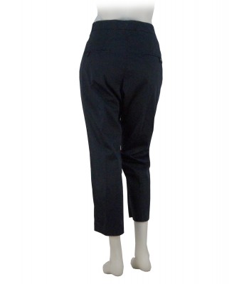 Pantalone Donna Marteen modello Capri, vita alta, patta con 3 bottoni 2