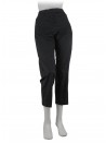 Pantalone Donna Marteen modello Capri, vita alta, patta con 3 bottoni