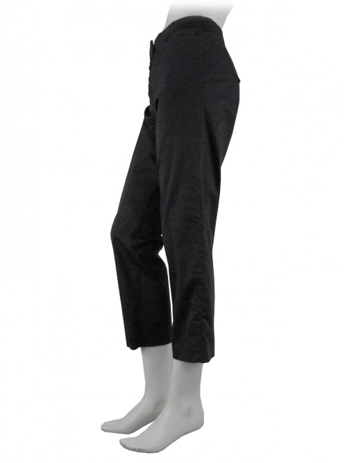 Woman Marteen Capri pants, high waist, flap with 3 buttons