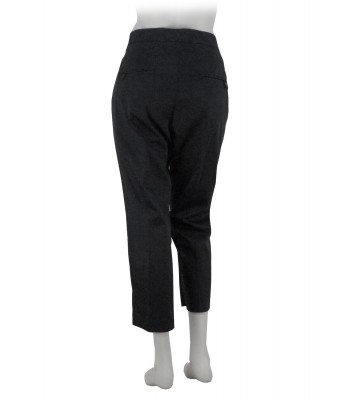 Pantalone Donna Marteen modello Capri, vita alta, patta con 3 bottoni 2
