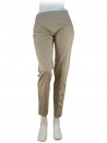 Pantalone Donna vestibilità slim con cerniera laterale, rasatello