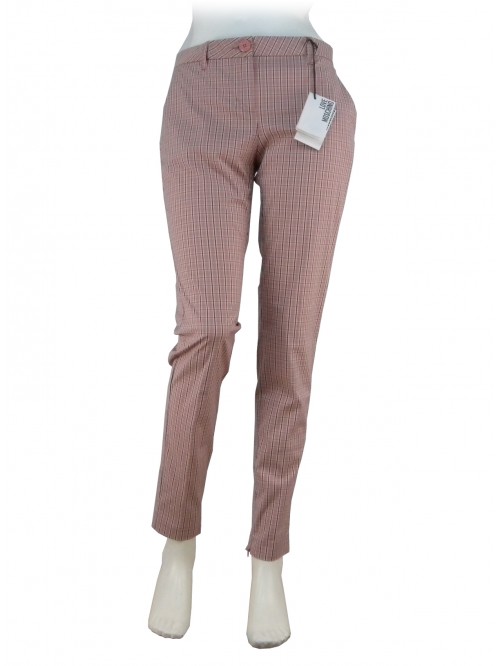 Trousers Woman pockets american model, checkered pattern, Trousers Woman pockets american model, checkered pattern,