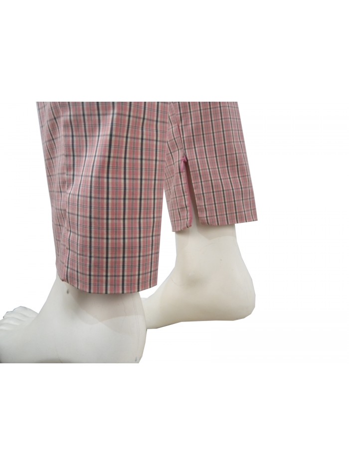 Trousers Woman pockets american model, checkered pattern,