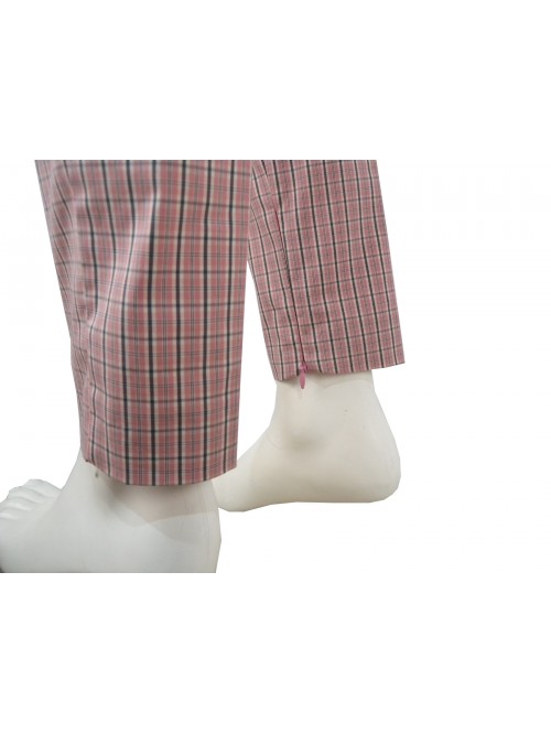 Trousers Woman pockets american model, checkered pattern,