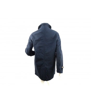 Raincoat Woman knee length shirt collar and concealed buttons. 2