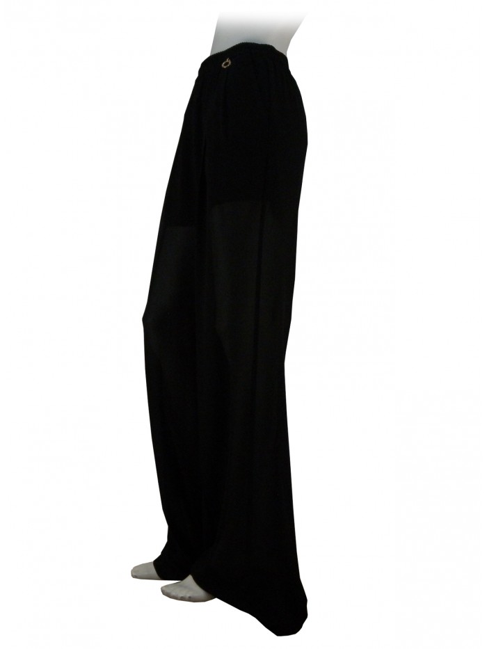 Pantalone Donna Byron, vita elastica, modello gamba a palazzo.