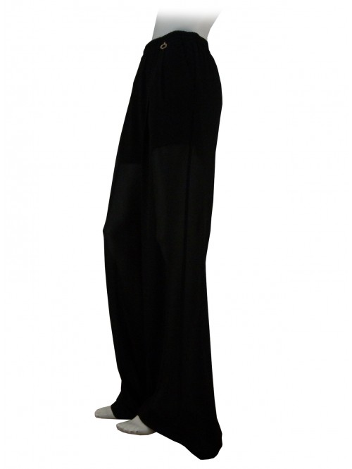 Pantalone Donna Byron, vita elastica, modello gamba a palazzo.