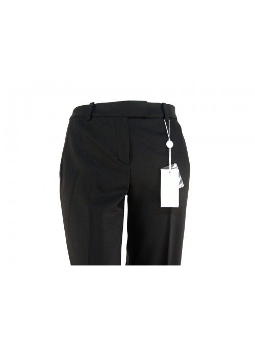 Women's trousers wide leg, with American style pockets, low waist.