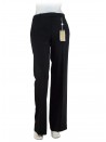Women's trousers wide leg, with American style pockets, low waist.