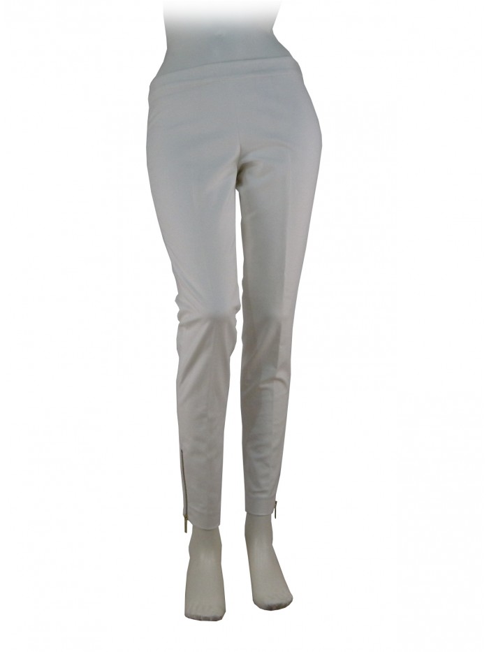 Pantalone Donna con chiusura zip laterale, tasche posteriori Pantalone Donna con chiusura zip laterale, tasche posteriori