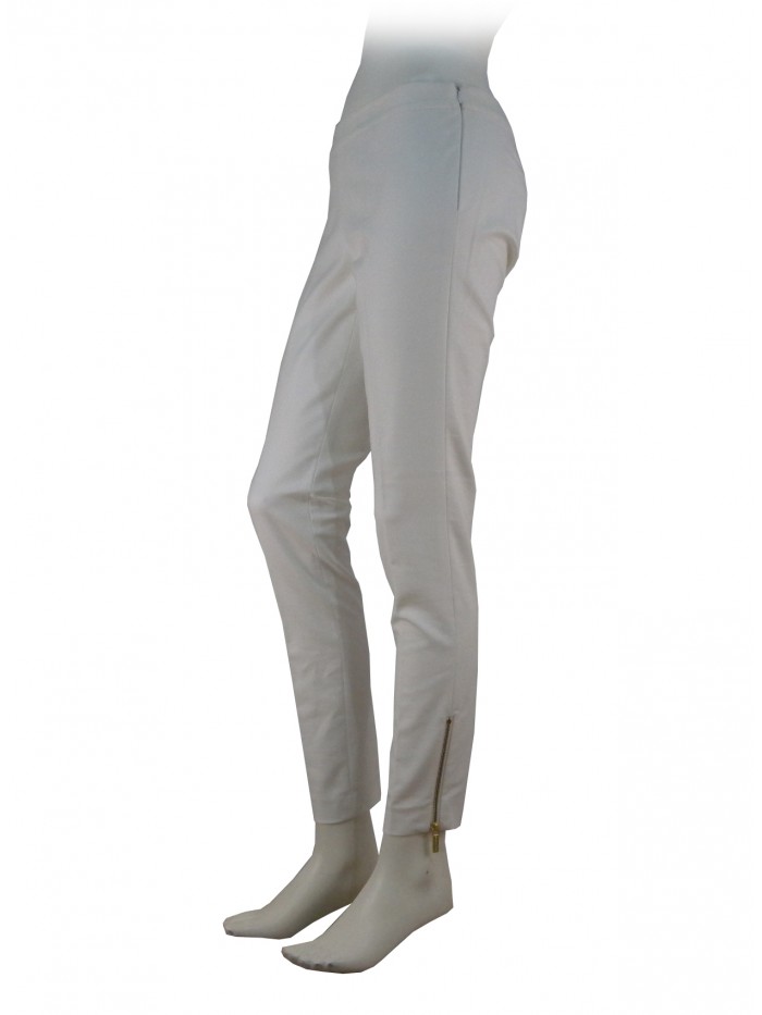 Pantalone Donna con chiusura zip laterale, tasche posteriori