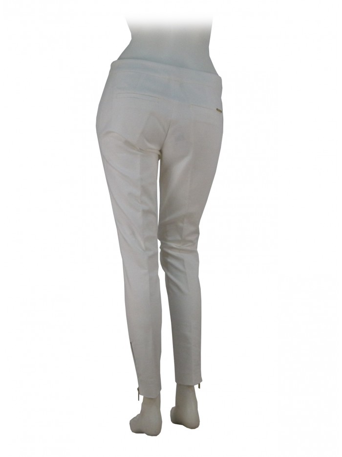 Pantalone Donna con chiusura zip laterale, tasche posteriori