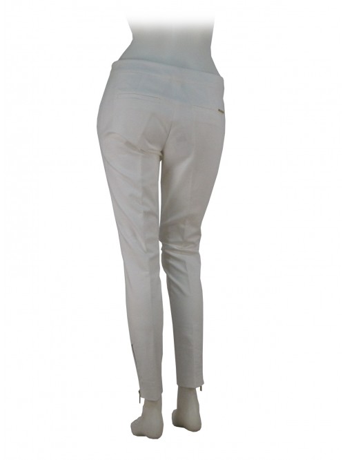 Pantalone Donna con chiusura zip laterale, tasche posteriori