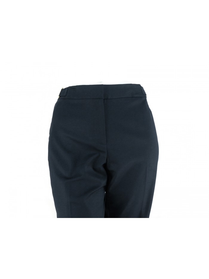 Pantalone Donna gamba larga corta, tasche modello americane