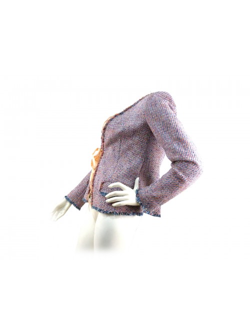 Etro Giacca Donna Sfrangiata