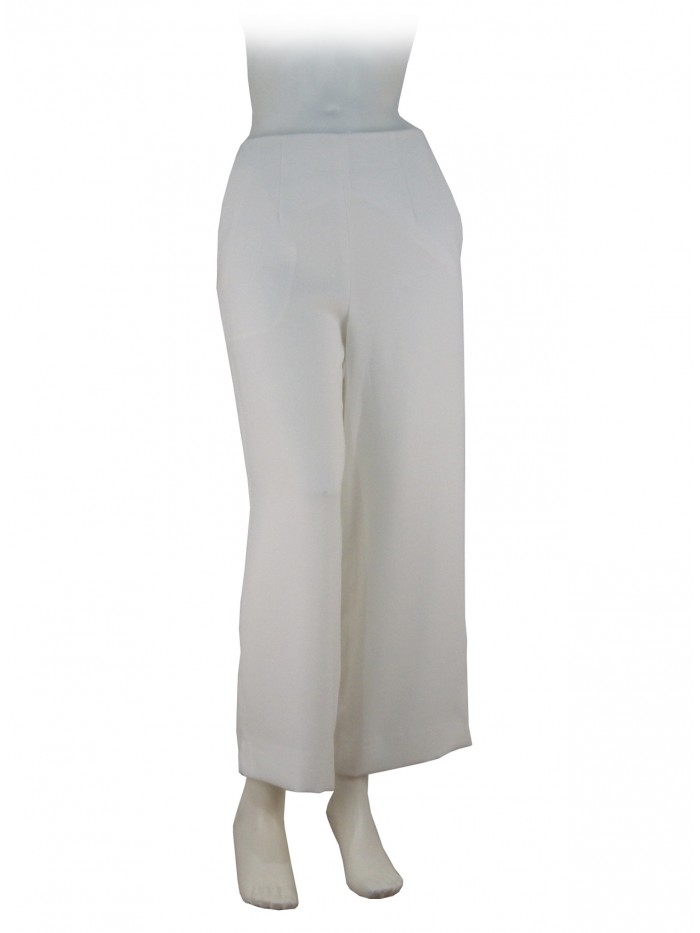 Woman wide short pants cady fabric, wide fit Woman wide short pants cady fabric, wide fit