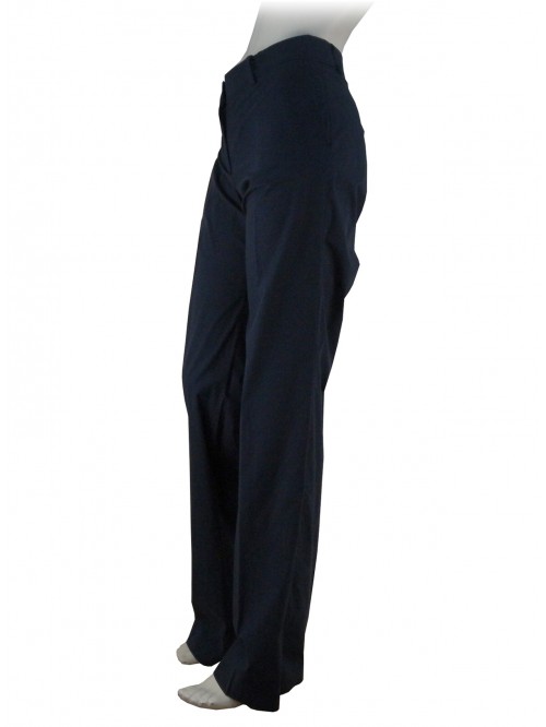 Pantalone Donna largo, vestibilità regolare, tasche modello americano.