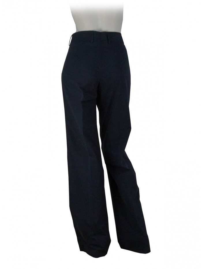 Pantalone Donna largo, vestibilità regolare, tasche modello americano.