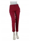 Trousers Woman slim fit, pockets American model, fold lower legs,