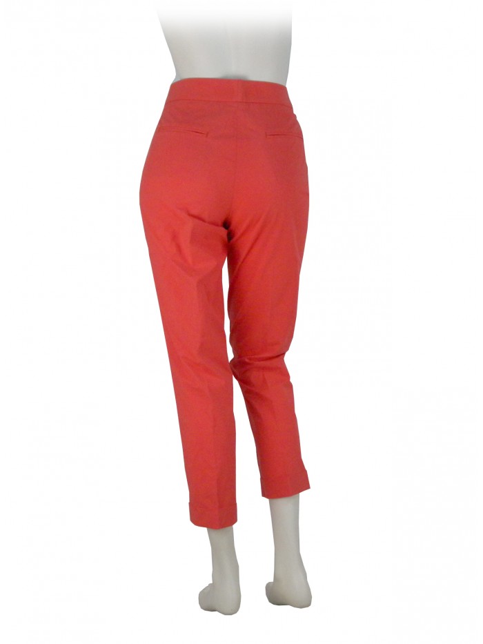 Trousers Woman slim fit pockets American model, fold part