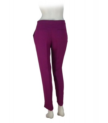 Pantalone Donna in tessuto Cady, vita bassa, tasche modello americano 2