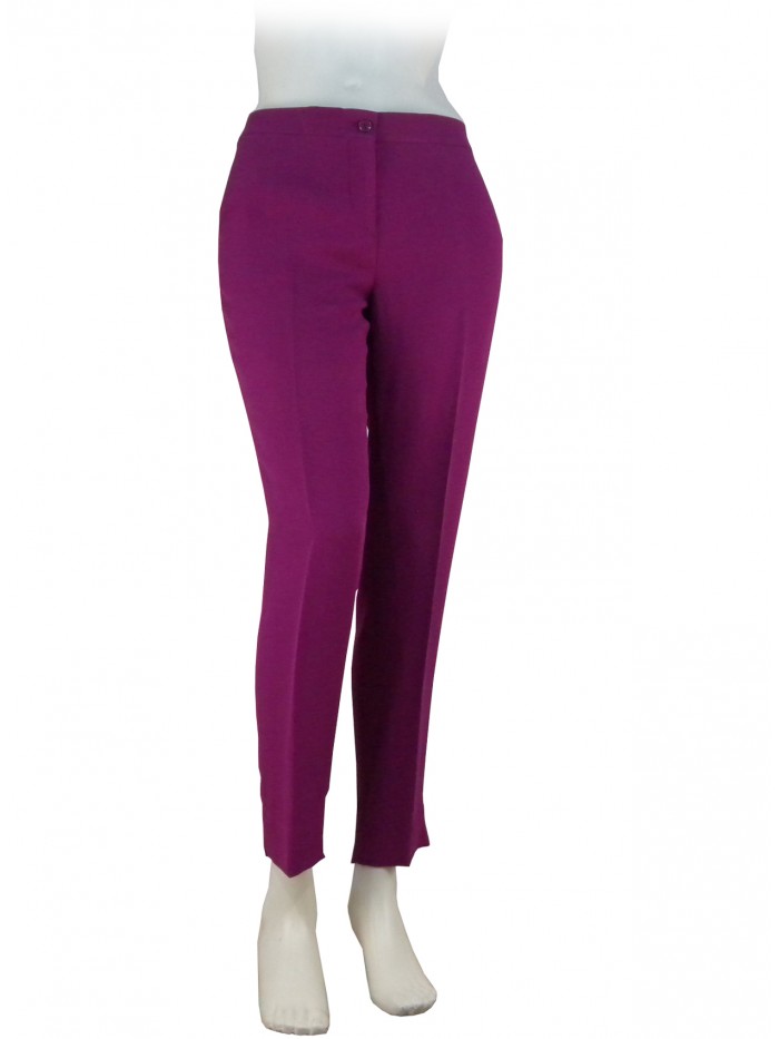 Pantalone Donna in tessuto Cady, vita bassa, tasche modello americano Pantalone Donna in tessuto Cady, vita bassa, tasche modello americano