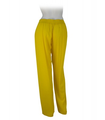 Pantalone Donna modello a palazzo, elastico in vita, 2 tasche 2