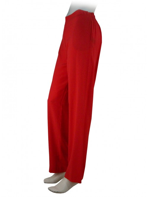 Woman trousers, elastic waistband, 2 pockets